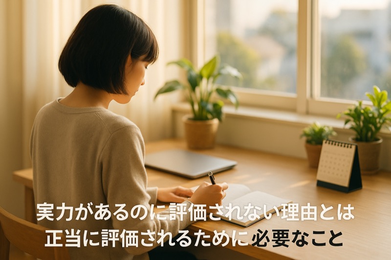 実力があるのに評価されない人